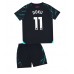 Günstige Manchester City Jeremy Doku #11 Babykleidung 3rd Fussballtrikot Kinder 2023-24 Kurzarm (+ kurze hosen)